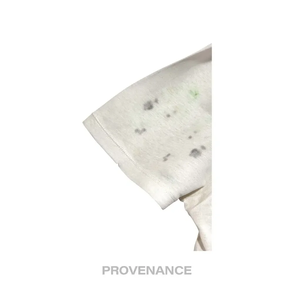 🔴 Gucci GG  Vintage Logo T-Shirt - Tie Dye White  S
